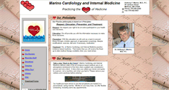 Desktop Screenshot of marinocardiology.com